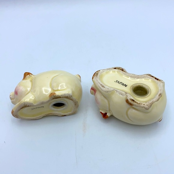 Vintage PIGS Salt & Pepper Shakers - MADE in JAPAN - Picture 2 of 7